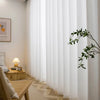 White Tulle Window Curtain